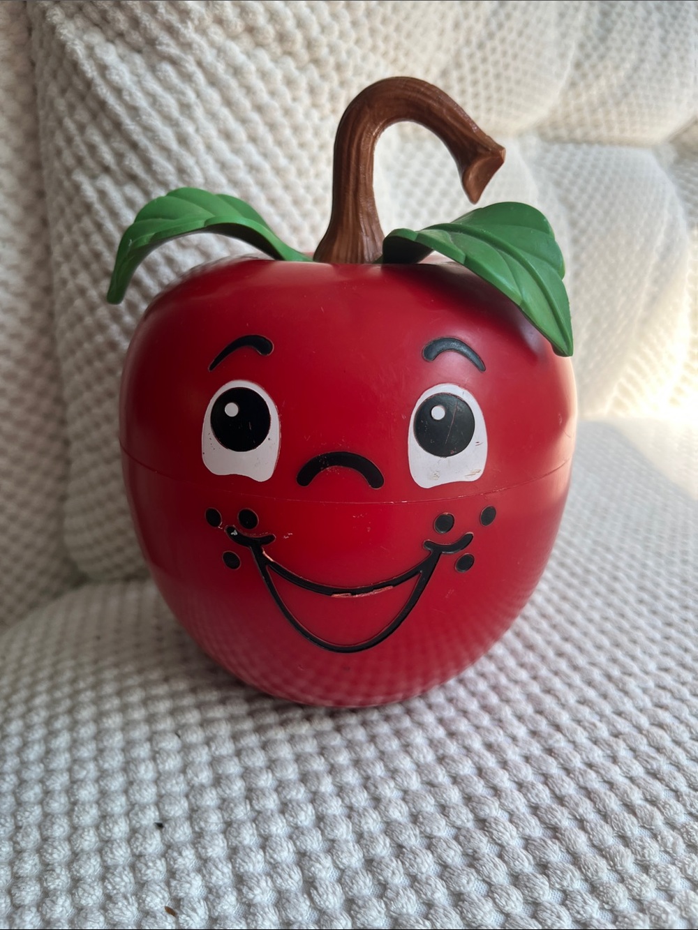 Vintage Fisher-Price Happy Apple Toy